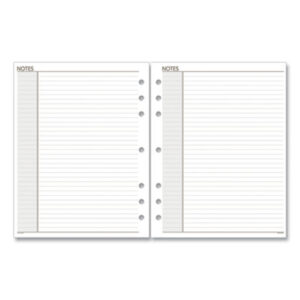 (AAG011200)AAG 011200 – Lined Notes Pages for Planners/Organizers, 8.5 x 5.5, White Sheets, Undated by AT-A-GLANCE (1/EA)