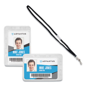 ID Badge Combo Set; Lanyards; Name Badges; Antimicrobial