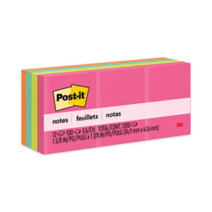 3M; 3M Post-It; 3M Post-It Notes; Assorted Neon Notes; Neon; Note Pads; Notes; Pads; POST-IT; Post-It Notes; Self-Stick; Self-Stick Note; Tabs; Stickers; Bookmarks; Tags; Memos; Stationery; Desktop; Sticky Notes