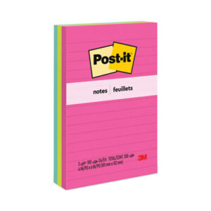 3M; 3M Post-It; 3M Post-It Notes; Lined; Neon; Neon Lined Notes; Note Pads; Notes; Pads; POST-IT; Post-It Notes; Ruled; Self-Stick; Self-Stick Note; Tabs; Stickers; Bookmarks; Tags; Memos; Stationery; Desktop; Sticky Notes