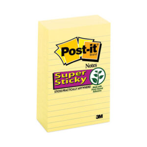 3M; 3M Post-It; 3M Post-It Notes; Canary Yellow; Lined; Note Pads; Notes; Pads; POST-IT; Post-It Notes; Ruled; Self-Stick; Self-Stick Note; Super Sticky Notes; Tabs; Stickers; Bookmarks; Tags; Memos; Stationery; Desktop; Sticky Notes