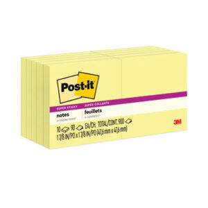 3M; 3M Post-It; 3M Post-It Notes; Canary Yellow; Note Pads; Notes; Pads; POST-IT; Post-It Notes; Self-Stick; Self-Stick Note; Super Sticky Notes; Tabs; Stickers; Bookmarks; Tags; Memos; Stationery; Desktop; Sticky Notes