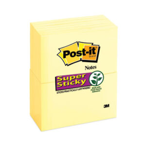 3M; 3M Post-It; 3M Post-It Notes; Canary Yellow; Note Pads; Notes; Pads; POST-IT; Post-It Notes; Self-Stick; Self-Stick Note; Super Sticky Notes; Tabs; Stickers; Bookmarks; Tags; Memos; Stationery; Desktop; Sticky Notes