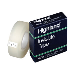 Invisible Permanent Mending Tape; Art & Drafting; Art Supplies; Classroom; Tape; Adhesive; Adhesives; Affixers; Arts; Crafts; Schools; Education; Desktop; Mailroom