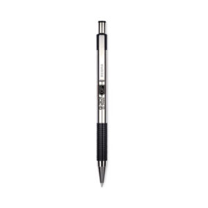 (ZEB41311)ZEB 41311 – G-301 Gel Pen, Retractable, Medium 0.7 mm, Black Ink, Stainless Steel/Black Barrel by ZEBRA PEN CORP. (1/EA)