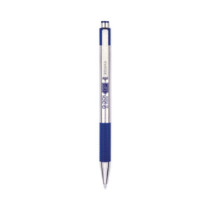 (ZEB41321)ZEB 41321 – G-301 Gel Pen, Retractable, Medium 0.7 mm, Blue Ink, Stainless Steel/Blue Barrel by ZEBRA PEN CORP. (1/EA)
