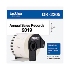 Continuous Labels; Label Maker Labels; Labelmaker Labels; White Paper; Identifications; Classifications; Stickers; Shipping; Receiving; Mailrooms; Brother