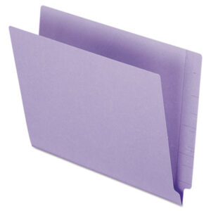 Double-Ply; End Tab; End Tab File Folder; End Tab Folder; Folders; Letter Size; Open Shelf; PENDAFLEX; Purple; Recycled Product; Shelf Filing; Straight Cut; Sleeves; Sheaths; Shells; Ordering; Storage; Files