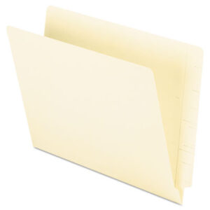 9-1/2" Front; Double-Ply; End Tab; End Tab File Folders; End Tab Folder; File Folders; Folders; Letter Size; Manila; Open Shelf; PENDAFLEX; Recycled Product; Shelf Filing; Straight Cut; Manilla; Sleeves; Sheaths; Shells; Ordering; Storage; Files