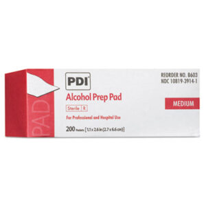 Alcohol Prep Pads; Alcohol; Rubbing Alcohol; Sterile; Health; Safety; Medical; Sanitary; Emergencies