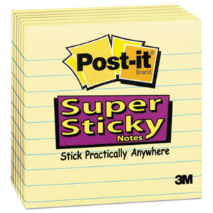 3M; 3M Post-It; 3M Post-It Notes; Canary Yellow; Lined; Note Pads; Notes; Pads; POST-IT; Post-It Notes; Ruled; Self-Stick; Self-Stick Note; Super Sticky Notes; Tabs; Stickers; Bookmarks; Tags; Memos; Stationery; Desktop; Sticky Notes