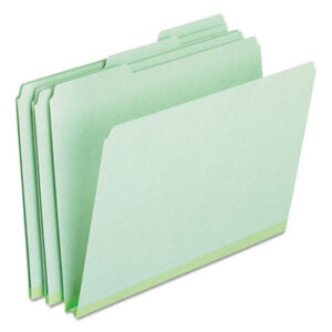 1/3 Cut Tab; Expanding; File Folders; Green; Letter Size; PENDAFLEX; Pressboard; Recycled Product; Tyvek Gussets; Sleeves; Sheaths; Shells; Ordering; Storage; Files; PFI17167