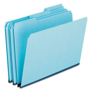 1/3 Cut Tab; Blue; Expanding; File Folders; Legal Size; PENDAFLEX; Pressboard; Recycled Product; Tyvek Gussets; Sleeves; Sheaths; Shells; Ordering; Storage; Files