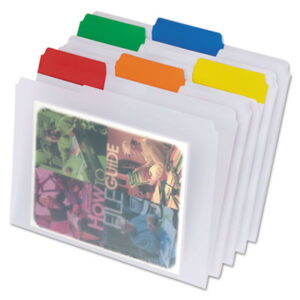 1/3 Cut Tabs; Assorted Positions; Colored Tab; Easyview; File Folders; Folders; Letter Size; PENDAFLEX; Poly File Folders; See-Through; Top Tab; Sleeves; Sheaths; Shells; Ordering; Storage; Files