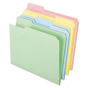 AMPAD; Assorted Colors; File Folders; Folders; Letter Size; Top Tab; Sleeves; Sheaths; Shells; Ordering; Storage; Files