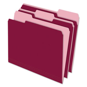 1/3 Cut Tab; File Folders; Interior; Interior File Folders; Letter Size; PENDAFLEX; Recycled; Recycled Products; Sleeves; Sheaths; Shells; Ordering; Storage; Files