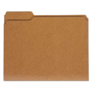 1/3 Cut Tabs; Assorted Positions; Brown Kraft; Double-Ply Tabs; File Folders; Folders; Letter Size; Recycled Product; Top-Tab; UNIVERSAL; Sleeves; Sheaths; Shells; Ordering; Storage; Files; SPRSP20890