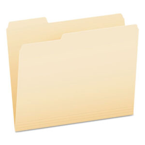 (PFX62702)PFX 62702 – SmartShield Top Tab File Folders, 1/3-Cut Tabs: Assorted, Letter Size, Manila, 100/Box by TOPS BUSINESS FORMS (100/BX)