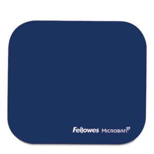 FELLOWES; Microban; Mouse; Mouse Pads; Navy; Pad; Mats; Desktop; Computers; Ergonomics; Carpal Tunnel Syndrome