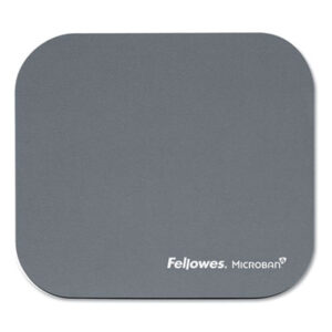 FELLOWES; Microban; Mouse; Mouse Pads; Pad; Silver; Mats; Desktop; Computers; Ergonomics; Carpal Tunnel Syndrome