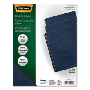 Binding; 60# Grain Binding Covers; Binding Covers; Classic Binding Covers; FELLOWES; Grain Texture Binding Covers; Reports; Book; Jackets; Hand-outs; Publishing