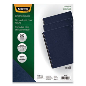 70# Binding Covers; Binding Cover; FELLOWES; Linen Texture Binding Cover; Navy Binding Cover; Reports; Book; Jackets; Hand-outs; Publishing