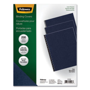 70# Binding Covers; Binding Cover; FELLOWES; Linen Texture Binding Cover; Navy Binding Cover; Reports; Book; Jackets; Hand-outs; Publishing