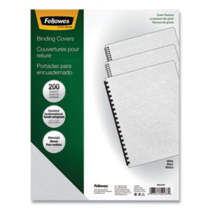 Binding; 60# Grain Binding Covers; Binding Covers; Classic Binding Covers; FELLOWES; Grain Texture Binding Covers; Reports; Book; Jackets; Hand-outs; Publishing