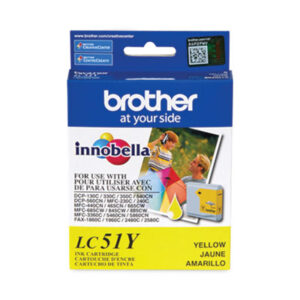 LC1000Y; Quill 7-911777; Inkjet Cartridge; Yellow; LC51Y;MFC; 240C; Ink; Cartridge; MFC-240C; Consumables; Imaging; Reproduction; Technology; Publishing