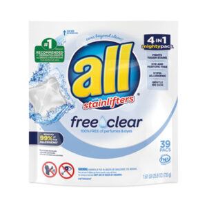 (DIA73978EA)DIA 73978EA – Mighty Pacs Free and Clear Super Concentrated Laundry Detergent, 39/Pack by HENKEL CORPORATION (1/EA)