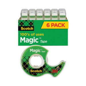 Scotch; Scotch Tape; Magic; Magic Tape; Office Tape; Matte; Matte Tape; Invisible; Invisible Tape; Mending Tape; Home Tape; School Tape; Giftwrapping; Photo Safe; Giftwrap; Dispenser; Dispensered; Refillable