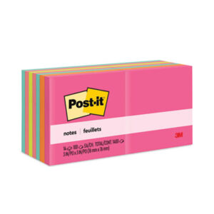 3M; 3M Post-It; 3M Post-It Notes; Assorted Neon Notes; Neon; Note Pads; Notes; Pads; POST-IT; Post-It Notes; Self-Stick; Self-Stick Note; Tabs; Stickers; Bookmarks; Tags; Memos; Stationery; Desktop; Sticky Notes