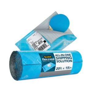 (MMMFS1520)MMM FS1520 – Flex and Seal Shipping Roll, 15" x 20 ft, Blue/Gray by 3M/COMMERCIAL TAPE DIV. (1/RL)