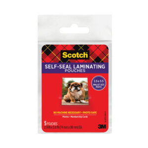 Scotch; 3M; Glossy; Laminating; Laminating Adhesive; Laminating Pouches; Protector; Self-Laminating Pouches; Self-Sealing; Type G; Wallet Size; Sleeves; Overlays; Veneers; Finishes; Coatings; MMMPL903