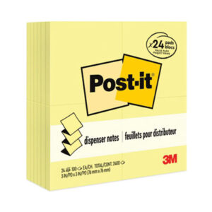 3M; 3M Post-It; 3M Post-It Notes; Canary Yellow; Note Pads; Notes; Pads; Pop-Up Note; Pop-Up Refill Pad; POST-IT; Post-It Notes; Refill; Self-Stick Note; Tabs; Stickers; Bookmarks; Tags; Memos; Stationery; Desktop; Sticky Notes; MMMR330YW24VAD