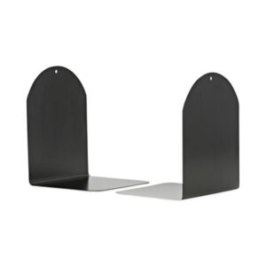 (UNV54071)UNV 54071 – Magnetic Bookends, 6 x 5 x 7, Metal, Black, 1 Pair by UNIVERSAL OFFICE PRODUCTS (2/PR)