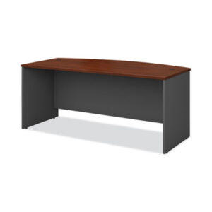 Bow Front Desk; Desks; Furniture; Hansen Cherry; Office Suites; Series C; Wood; Workstations; Writing-Table; Escritoire BBF; Bow Front; Wood Laminate