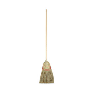 Broom; Brooms; Parlor Broom; Boardwalk; Yuca/Corn Fiber Parlor Broom; Janitorial; Cleaning; Maintenance; Sweeping; Clean-Up; Floors