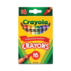 16-Color Pack; Art; Art Supplies; BINNEY & SMITH; Classic Color Pack; Classic Colors; Crayola; Crayola Crayons; Crayon; Crayons; Drafting/Drawing; Classic Crayons; Coloring; Arts; Crafts; Education; Classrooms; Teachers; Schools; Drawing