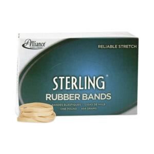 (ALL24625)ALL 24625 – Sterling Rubber Bands, Size 62, 0.03" Gauge, Crepe, 1 lb Box, 600/Box by ALLIANCE RUBBER (1/BX)