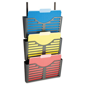 Office Supply; File Systems; File Folder Holder; Compartments; Receptacles; Bins; Cubicle; Wall-Mount; OIC