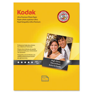 8-1/2 x 11; High Gloss; Photo Paper; Ultra Premium; Consumables; Snapshots; Pictures; Photography; Arts; Sheets; Kodak