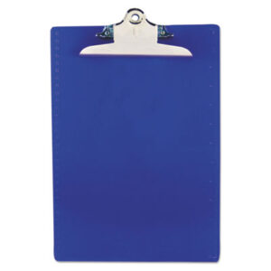 Blue; Board; Clip; Clipboard; Clipboards; Letter Size; Plastic; Recycled; Recycled Product; SAUNDERS; Writing; Surfaces; Clampboards; Notations; Inspections