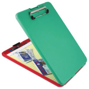 Clipboard; Storage Box; Emergency; Organizer; Safety Organizer; Slimmate; Portfolio; Letter Size; Form Holder; Paper Protector; Document Holder; Clip Case; Portable Desk; Mobile Workstation; Writing Supplies; Office Supplies; Writing Surface