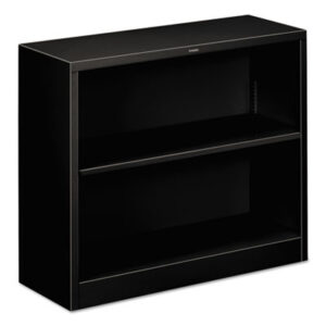 Office Furniture; Black; Book; Book Shelf; Book Shelves; Bookcase; Bookcases; Furniture; Metal; Shelf; Two-Shelf; Racks; Ledges; Trestles; Books; Adjustable shelves; HON