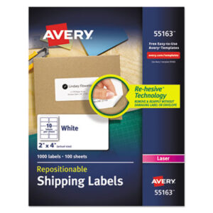 Address; Shipping; Labels; Identifications; Classifications; Stickers; Receiving; Mailrooms; AVERY