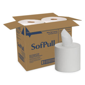 4 Rolls per Carton; 7-3/4 x 15; Bathroom Supplies; GEORGIA PACIFIC; Janitorial Supplies; Paper Goods/Dispensers; Paper Towel; Sofpull; Towel; Towels; Towels & Dispensers; Washroom Supplies; White; Sponges; Swabs; Cloths; Towelettes; Drying Materials; Jan/San; Janitorial; Maintenance; Cleaning