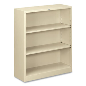 Office Furniture; Book; Book Shelf; Book Shelves; Bookcase; Bookcases; Furniture; Metal; Putty; Shelf; Three-Shelf; Racks; Ledges; Trestles; Books; Adjustable shelves; HON