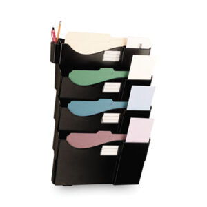 Universal; Office Supply; File Folder Holder; File Systems; Compartments; Receptacles; Bins; Cubicle; Wall-Mount