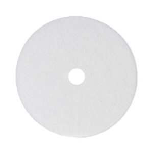 (BWK4021WHI)BWK 4021WHI – Polishing Floor Pads, 21" Diameter, White, 5/Carton by BOARDWALK (5/CT)